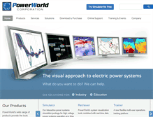Tablet Screenshot of powerworld.com